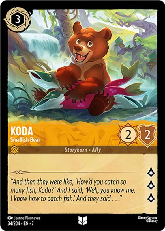 Koda - Smallish Bear - 34/304 - Uncommon