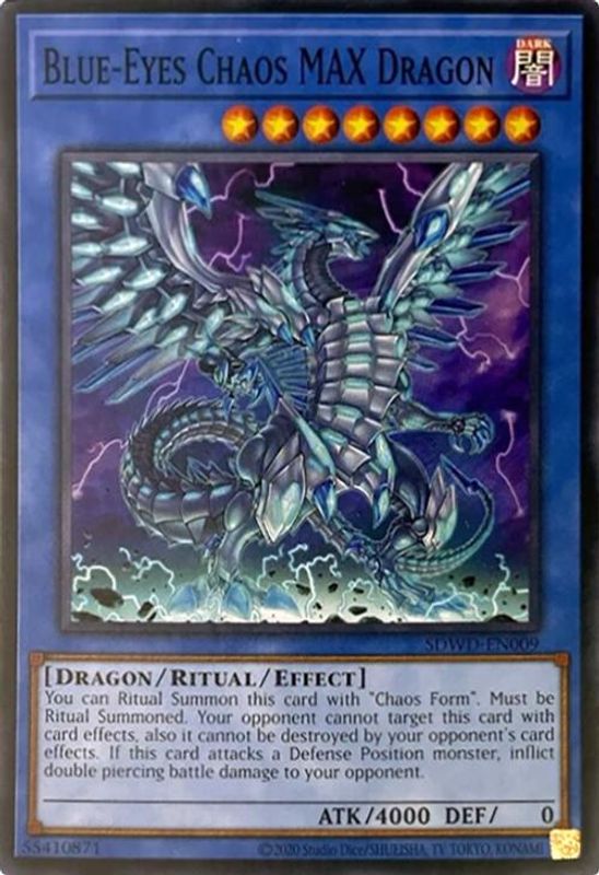 Blue-Eyes Chaos MAX Dragon (Unlimited Misprint) - SDWD-EN009 - Common / Short Print
