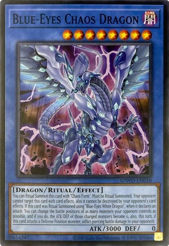 Blue-Eyes Chaos Dragon (Unlimited Misprint) - SDWD-EN010 - Common / Short Print