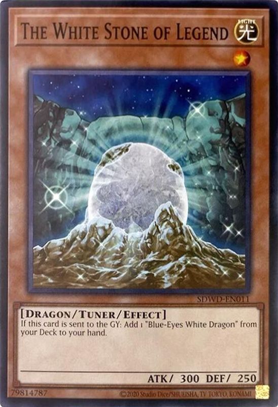 The White Stone of Legend (Unlimited Misprint) - SDWD-EN011 - Common / Short Print