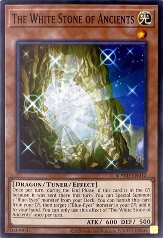 The White Stone of Ancients (Unlimited Misprint) - SDWD-EN012 - Common / Short Print