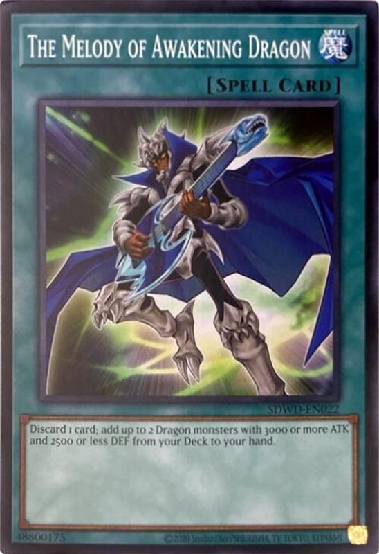 The Melody of Awakening Dragon (Unlimited Misprint) - SDWD-EN022 - Common / Short Print
