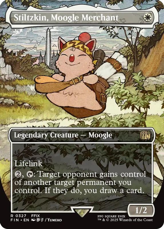 Stiltzkin, Moogle Merchant (Borderless) - 327 - Rare