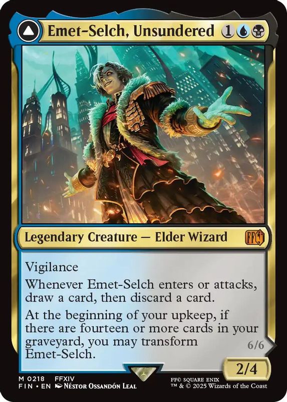 Emet-Selch, Unsundered // Hades, Sorcerer of Eld - 218 - Mythic