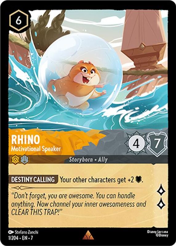 Rhino - Motivational Speaker - 1/204 - Rare