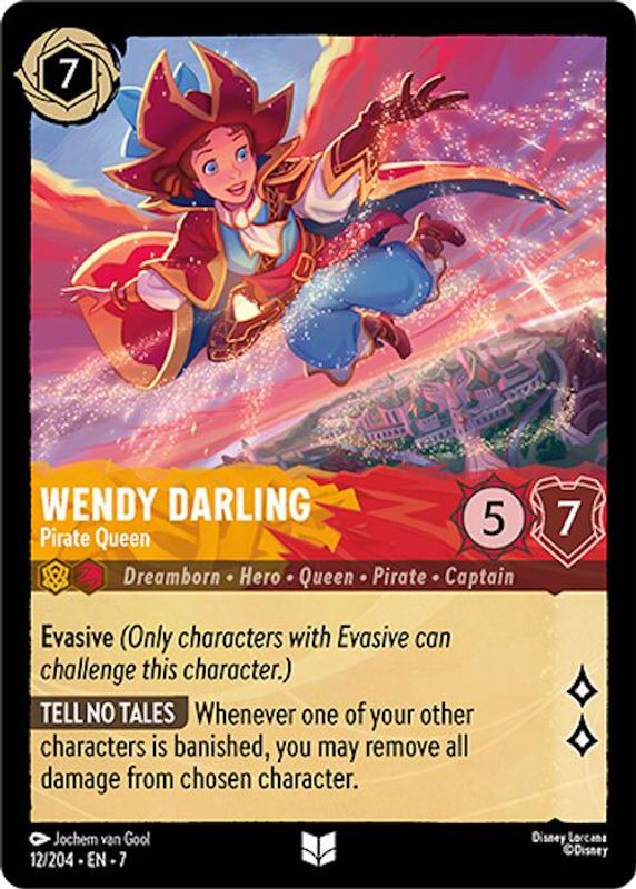 Wendy Darling - Pirate Queen - 12/204 - Uncommon