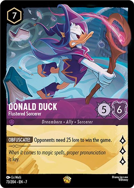 Donald Duck - Flustered Sorcerer - 73/204 - Legendary