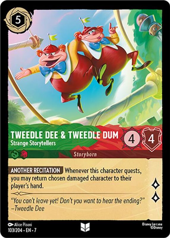 Tweedledee & Tweedledum - Strange Storytellers - 103/204 - Uncommon