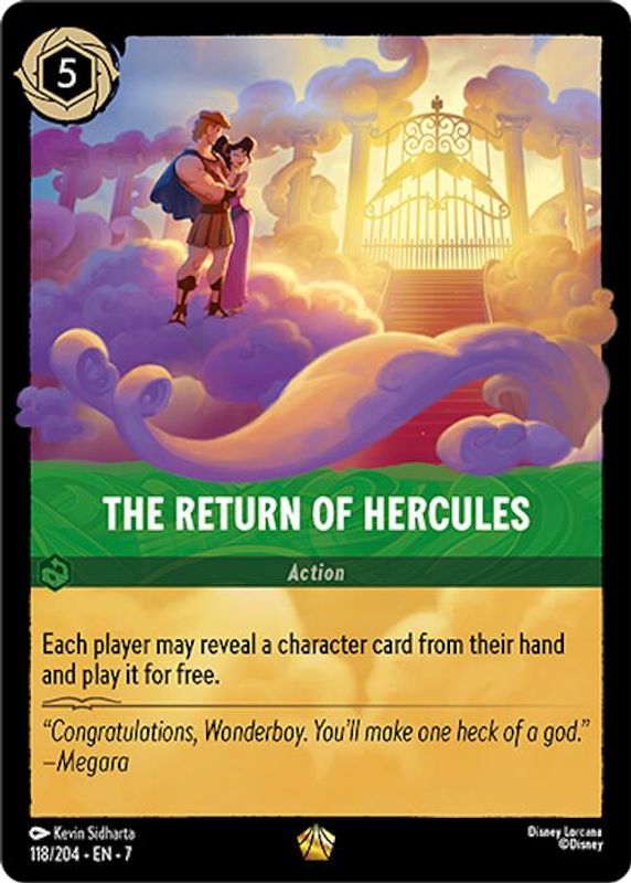 The Return of Hercules - 118/204 - Legendary