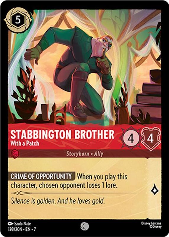 Stabbington Brother - With a Patch - 128/204 - Common