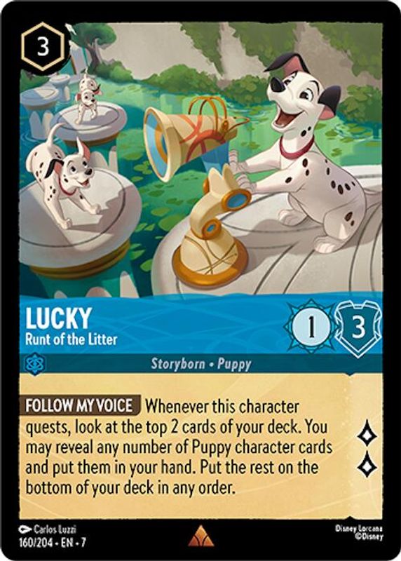 Lucky - Runt of the Litter - 160/204 - Rare