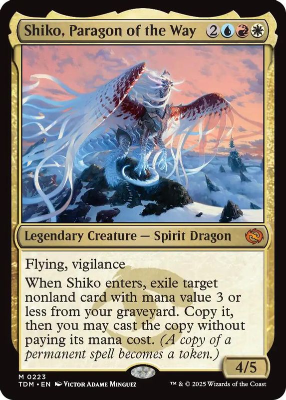 Shiko, Paragon of the Way - 223 - Mythic