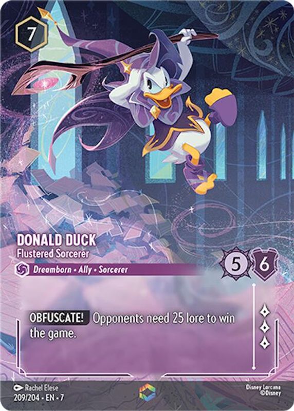 Donald Duck - Flustered Sorcerer (Enchanted) - 209/204 - Enchanted