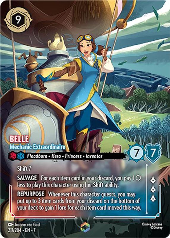 Belle - Mechanic Extraordinaire (Enchanted) - 217/204 - Enchanted