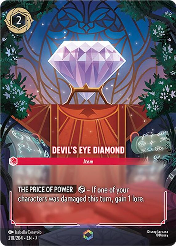 Devil's Eye Diamond (Enchanted) - 218/204 - Enchanted