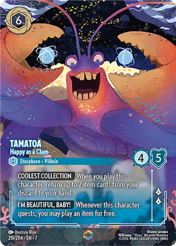 Tamatoa - Happy as a Clam (Enchanted) - 219/204 - Enchanted