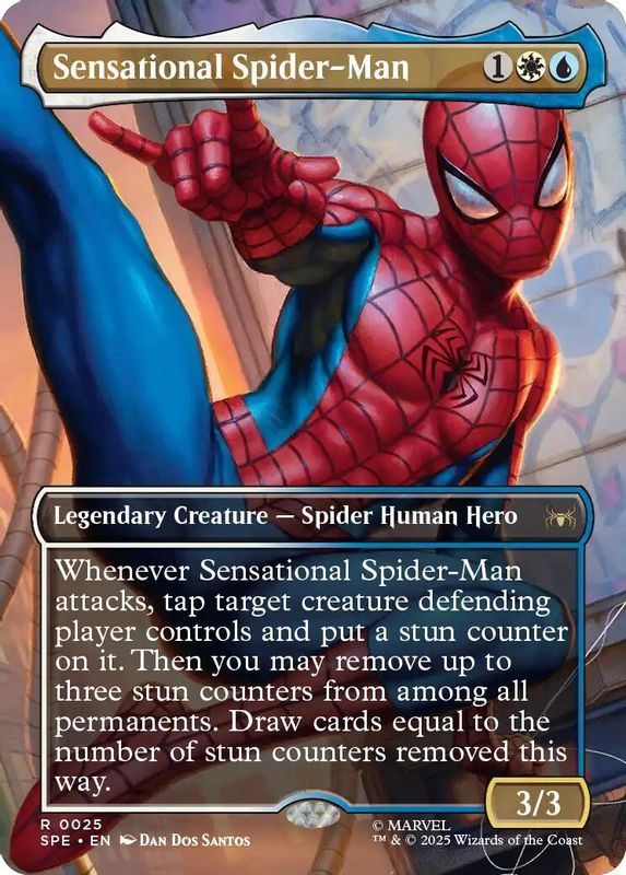 Sensational Spider-Man (Borderless) - 25 - Rare