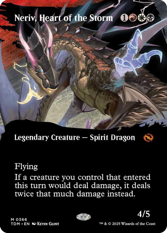 Neriv, Heart of the Storm (Borderless) - 366 - Mythic