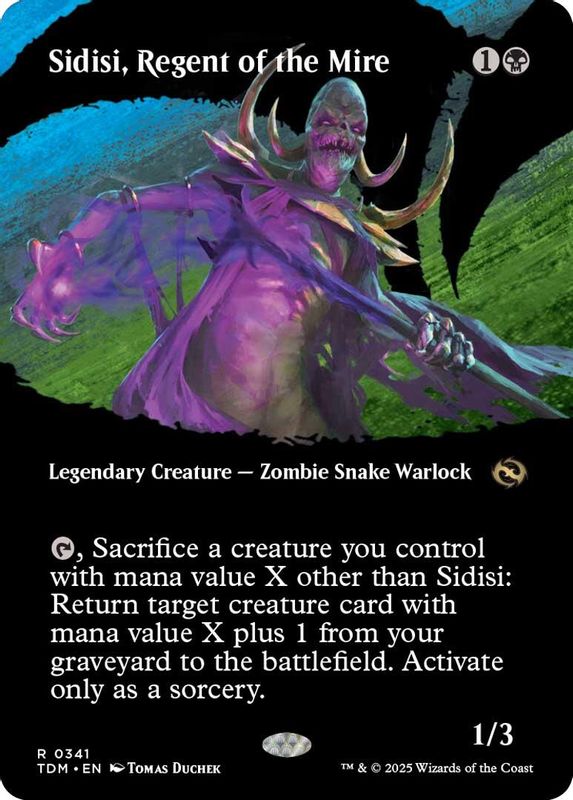 Sidisi, Regent of the Mire (Borderless) - 341 - Rare