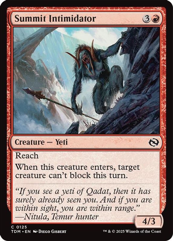 Summit Intimidator - 125 - Common