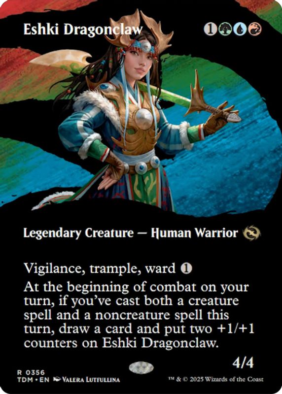 Eshki Dragonclaw (Borderless) - 356 - Rare