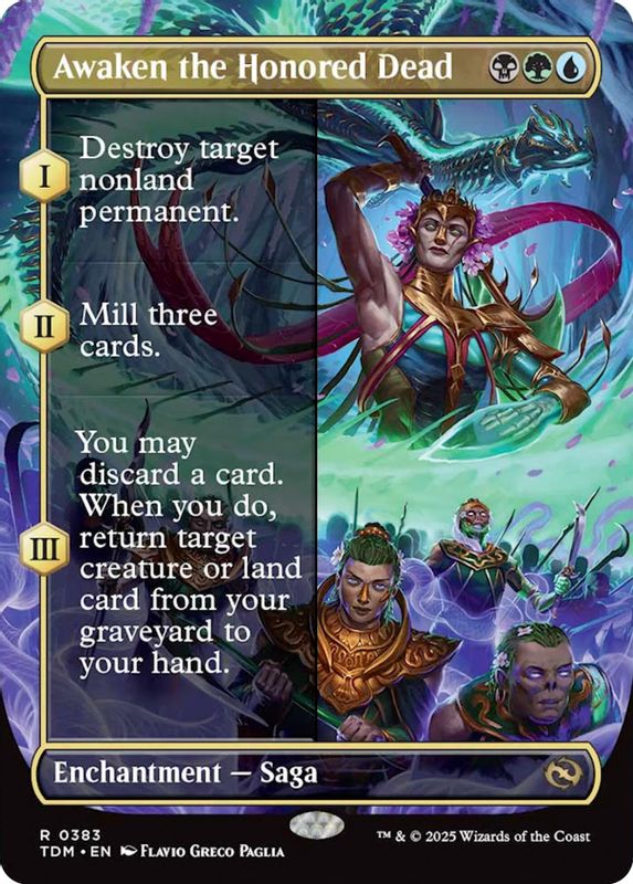 Awaken the Honored Dead (Borderless) - 383 - Rare