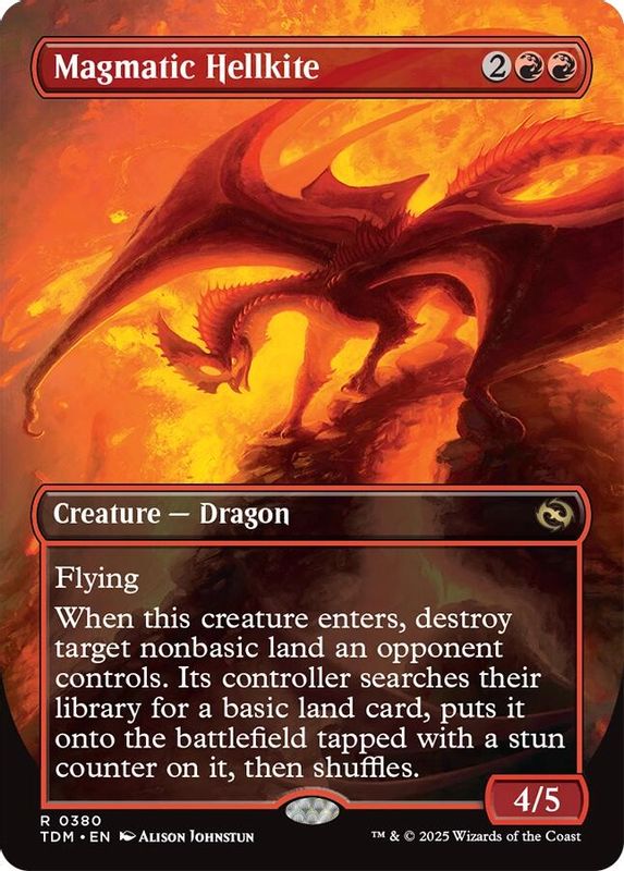 Magmatic Hellkite (Borderless) - 380 - Rare