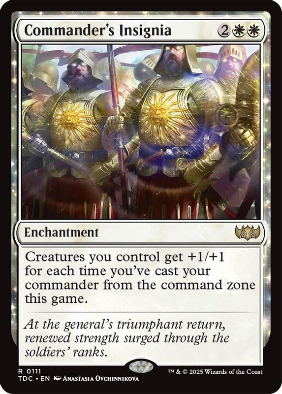 Commander's Insignia - 111 - Rare