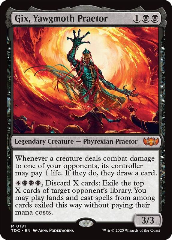 Gix, Yawgmoth Praetor - 181 - Mythic