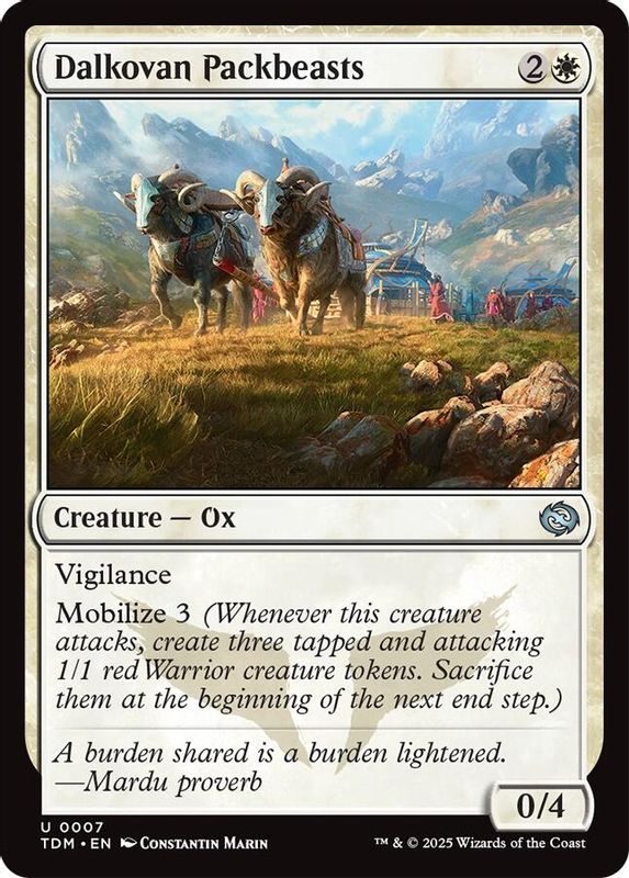 Dalkovan Packbeasts - 7 - Uncommon