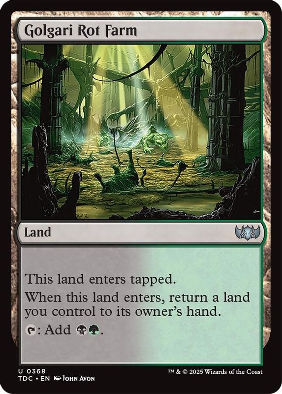 Golgari Rot Farm - 368 - Uncommon
