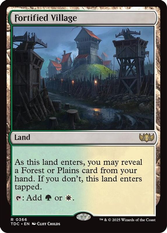 Fortified Village - 366 - Rare