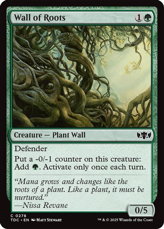 Wall of Roots - 278 - Common