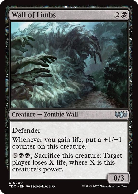 Wall of Limbs - 200 - Uncommon