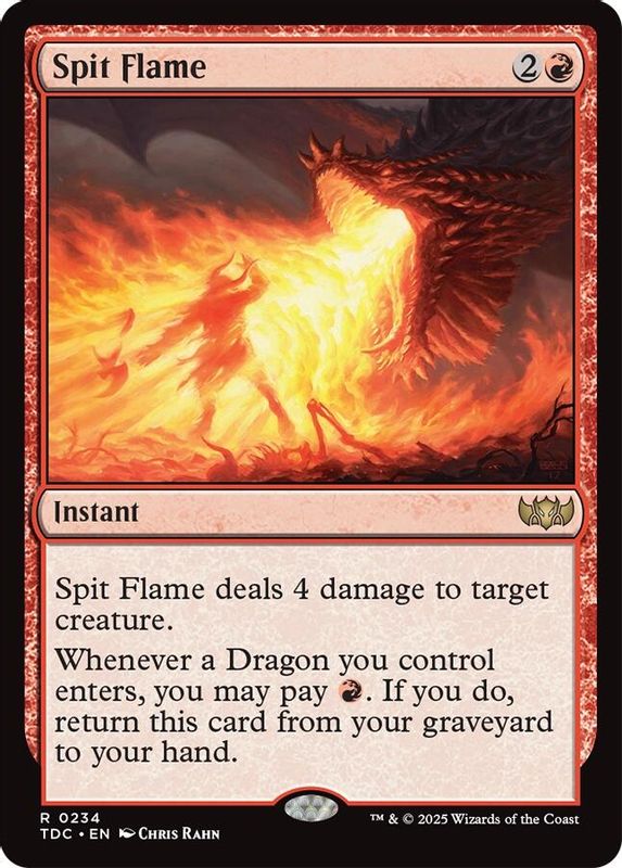 Spit Flame - 234 - Rare