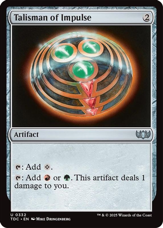 Talisman of Impulse - 332 - Uncommon