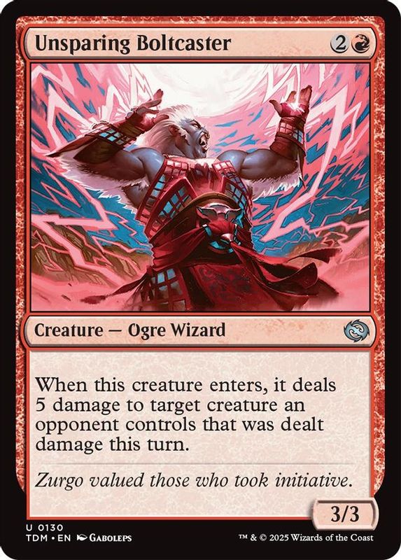 Unsparing Boltcaster - 130 - Uncommon