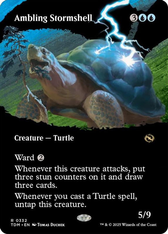 Ambling Stormshell (Borderless) - 332 - Rare