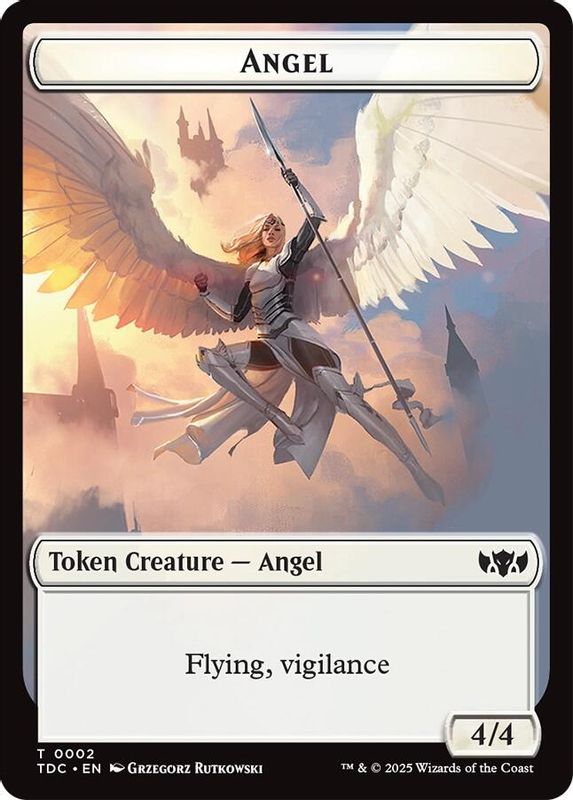 Angel // Spirit  Double-Sided Token - 2 // 6 - Token