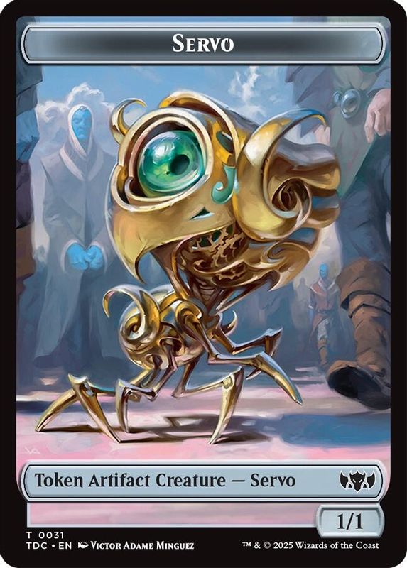 Servo // Warrior Double-Sided Token - 31 // 13 - Token