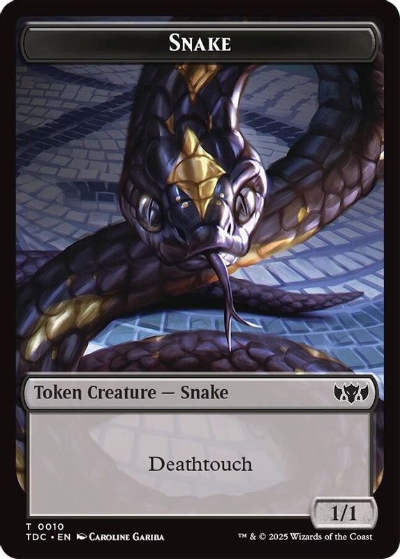 Snake // Myr Double-Sided Token - 10 // 30 - Token