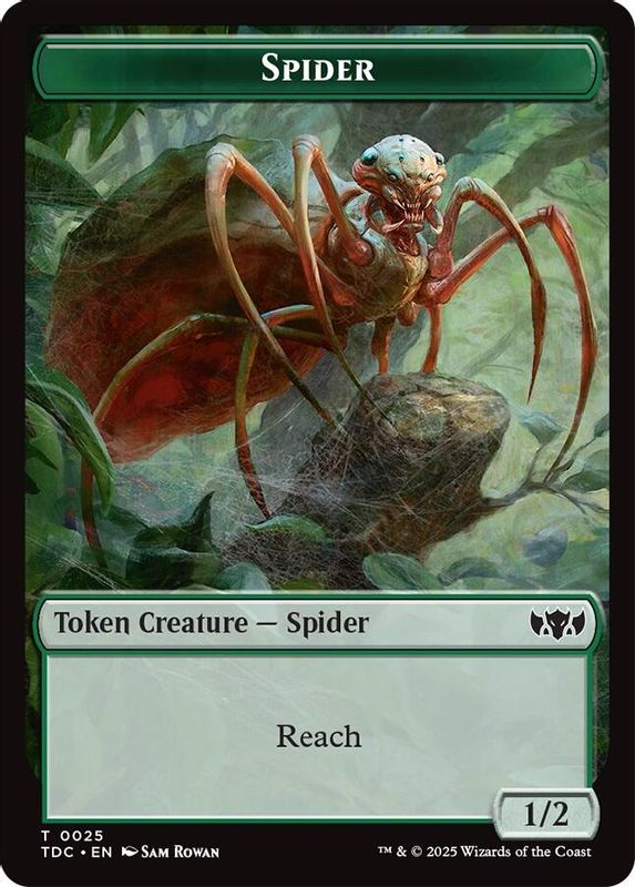 Spider // Bird Double-Sided Token - 25 // 2 - Token