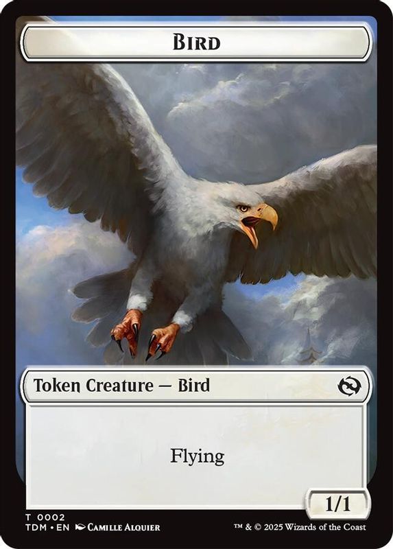 Bird // Monk Double-Sided Token - 2 // 3 - Token