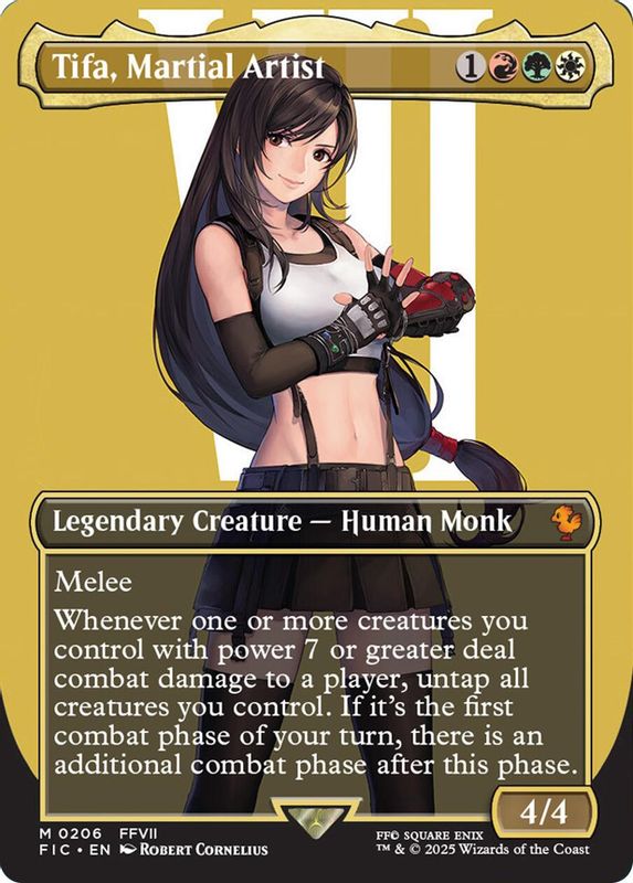 Tifa, Martial Artist (Borderless) - 206 - Mythic