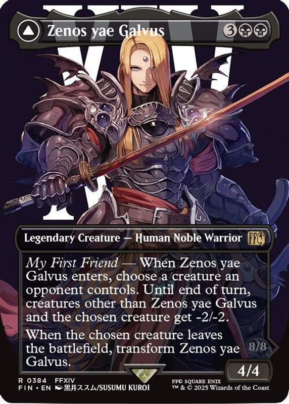 Zenos Yae Galvus (Borderless) - 384 - Rare