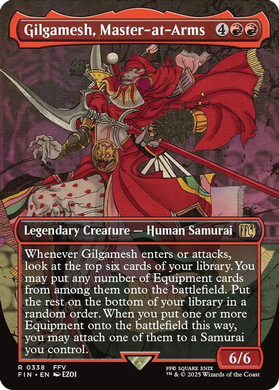 Gilgamesh, Master-at-Arms (Borderless) - 338 - Rare