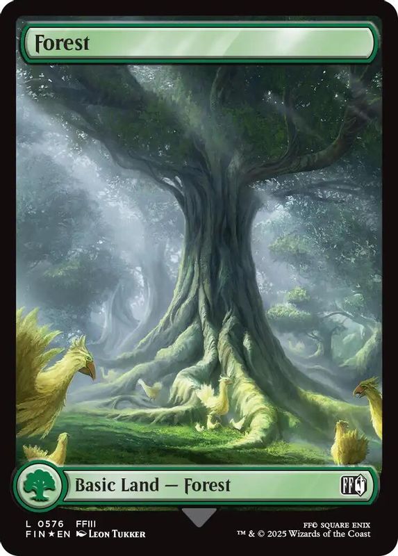 Forest (0576) (Surge Foil) - 576 - Land