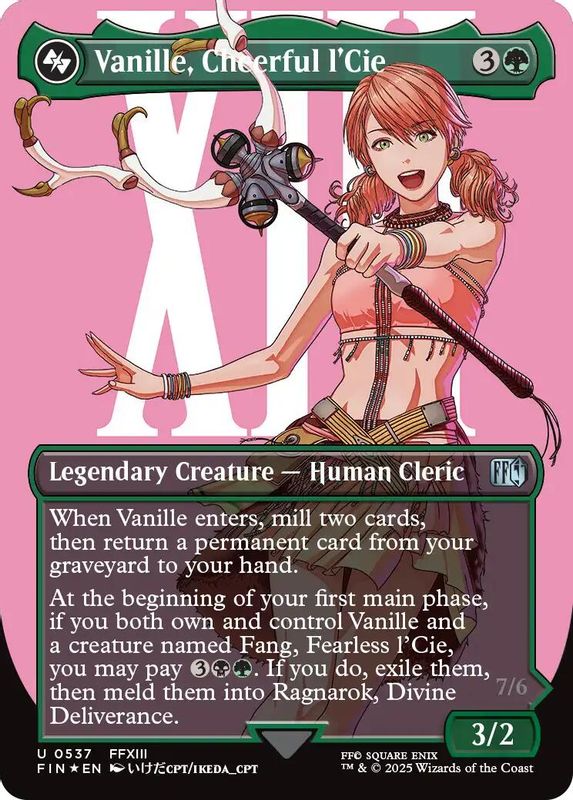 Vanille, Cheerful l'Cie (Borderless) (Surge Foil) - 537 - Uncommon