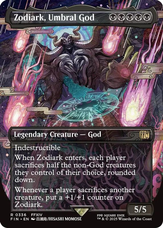 Zodiark, Umbral God (Borderless) - 336 - Rare