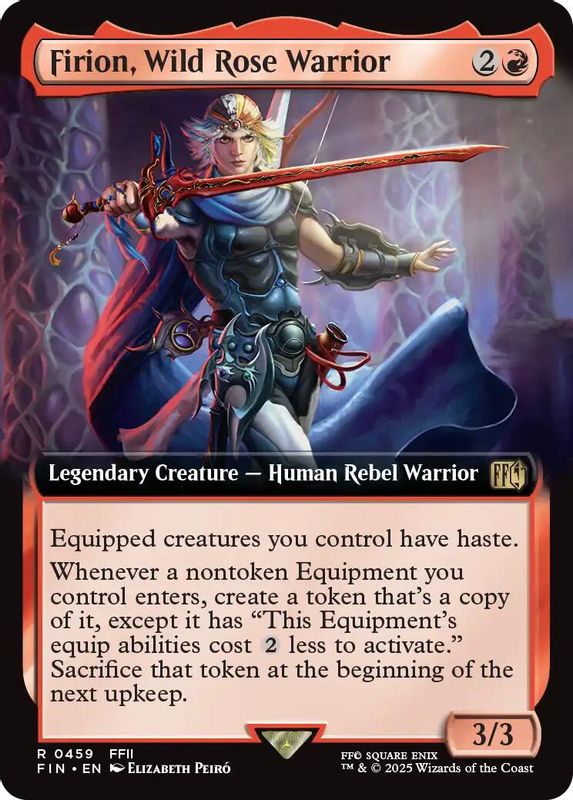 Firion, Wild Rose Warrior (Extended Art) - 459 - Rare